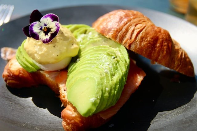 Smoked Salmon and Scrambled Eggs with Avocado
