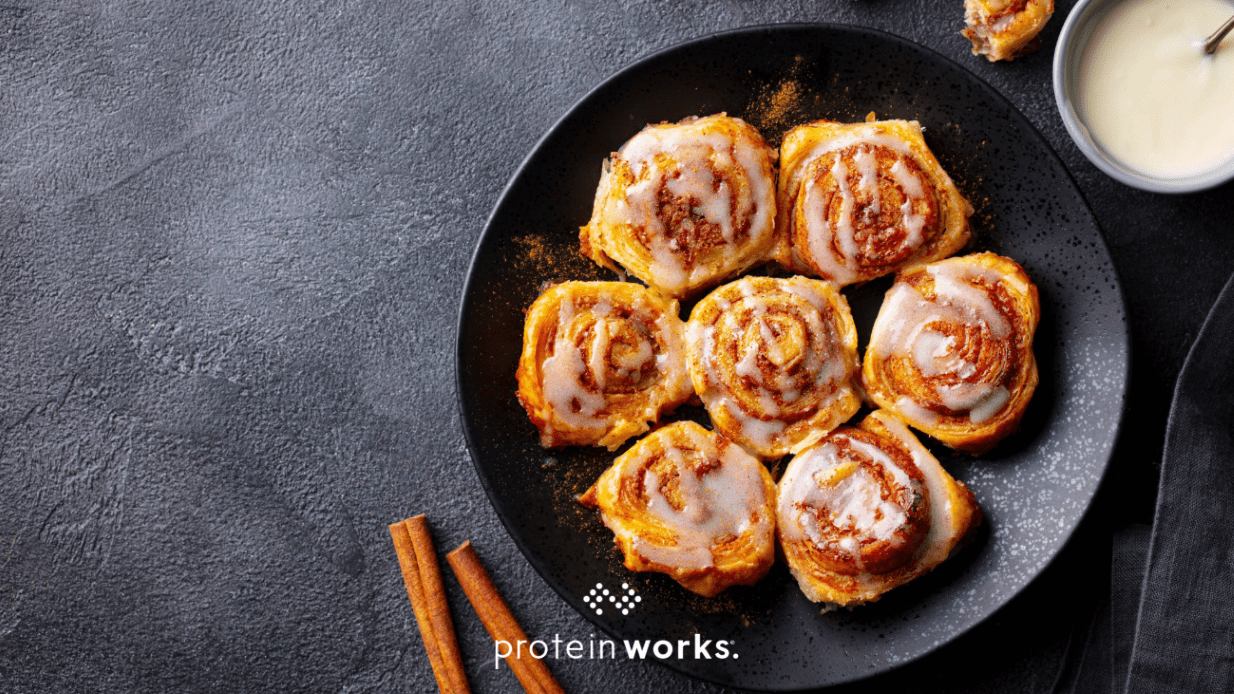 Cinnamon Rolls in bowl